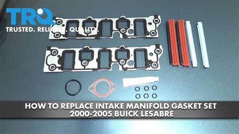 How To Replace Intake Manifold Gasket Set 2000 2005 Buick Lesabre Youtube