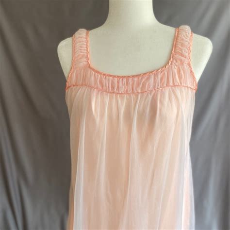 S Pink Nightgown Vintage Lingerie Aristocratic Lin Gem