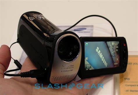 Samsung Hmx T Camcorder Hands On Slashgear