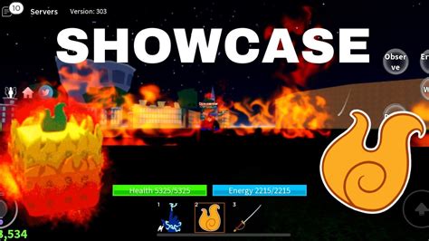 Blox Fruits Flame Showcase Unawakened And Awakened Reworked Youtube