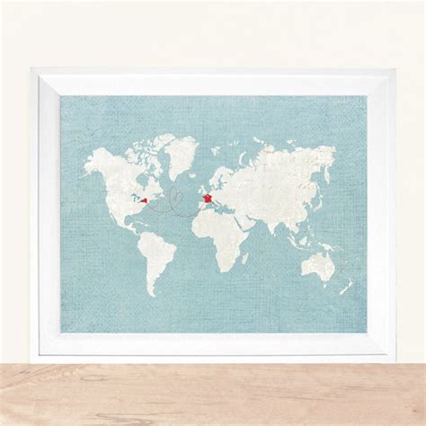 World Map, Love Map, Custom Map, Personalized Gift, Travel Map, Travel Gift, Anniversary Gift ...