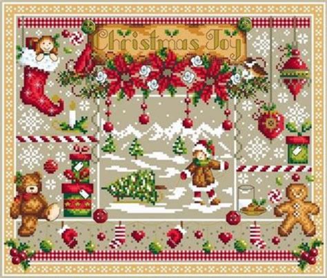 Shannon Christine Christmas Joy Cross Stitch Pattern New Cross Stitch