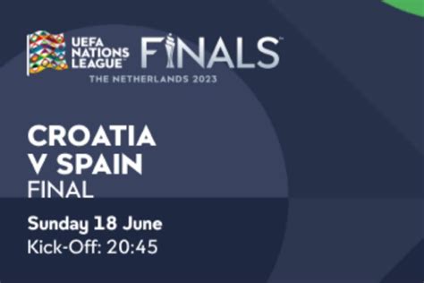 Liga Nacija Finale Karte Hrvatska Panjolska