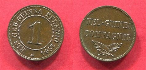 German New Guinea Deutsch Neuguinea Pfennig A Ein Neu Guinea