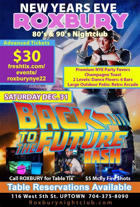 Roxbury Nightclub New Years Eve Bash | Uptown Charlotte, NC