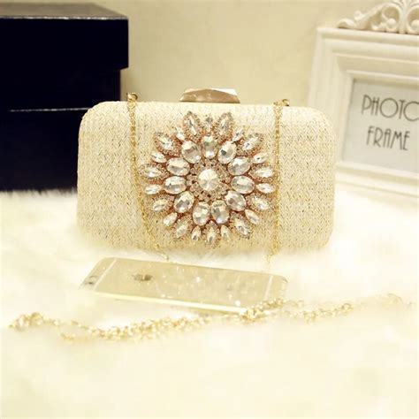 Hot Diamond Luxury Crystal Clutches Evening Bags Wedding Party Banquet