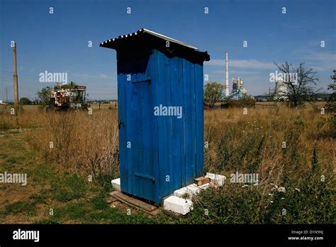 Blue Toilet Door High Resolution Stock Photography And Images Alamy