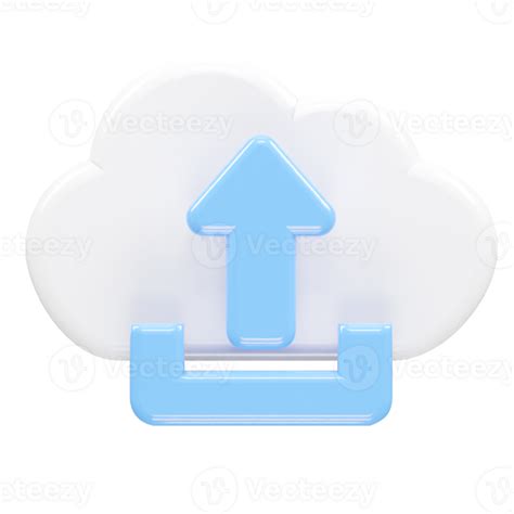 Upload Icon 3d Rendering Illustration Element 33158036 Png