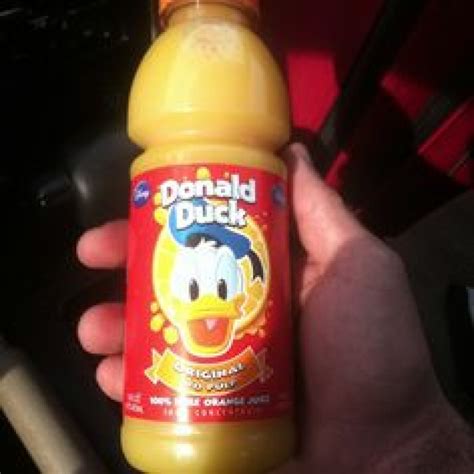 Donald Duck Original No Pulp 100 Pure Orange Juice From Concentrate 14oz Snackoree