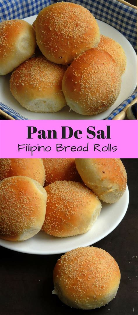 Pandesal Filipino Bread Rolls Pandesal Bread Baked Dishes