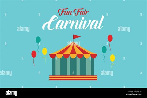 The Carnival Funfair Background Style Stock Vector Image And Art Alamy