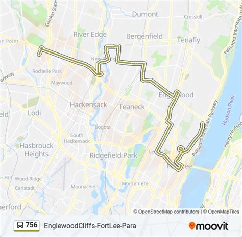 756 Route Schedules Stops And Maps Paramus Gs Plaza Updated