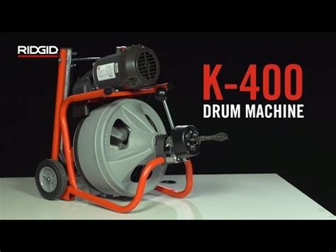 K-400 Drum Machine | RIDGID Tools