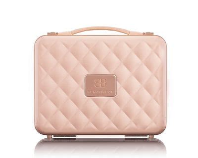 The Beautifect Box In Nude A Portable Makeup Vanity With LED Mirror Makeup Box Makeup Case