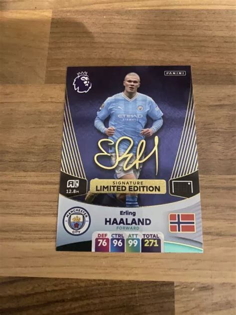 Panini Adrenalyn Xl Premier League Erling Haaland Signature