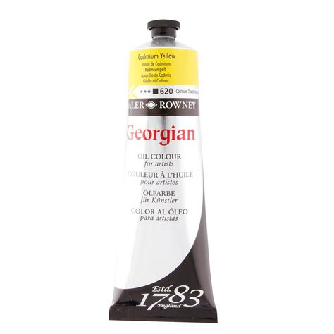 Daler Rowney Georgian Oil Color 225ml Tube Cadmium Yellow Hue