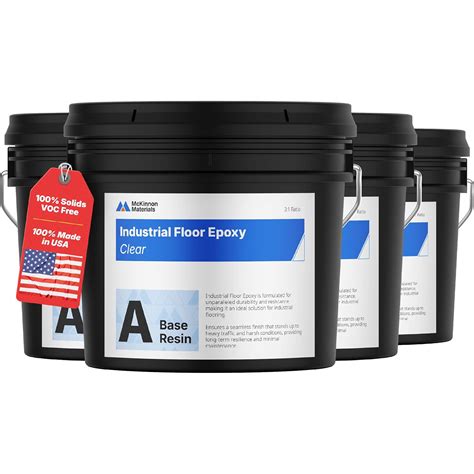 McKinnon Epoxy Resin Garage Floor & Concrete Coating Kit - 20 Gallon