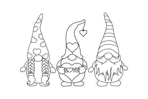 Valentine Gnomes Svg Graphic By Artgraph Creative Fabrica