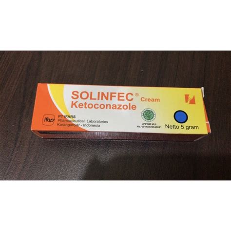 Jual Solinfec Ketoconazole Cream Gram Mengobati Infeksi Jamur Pada