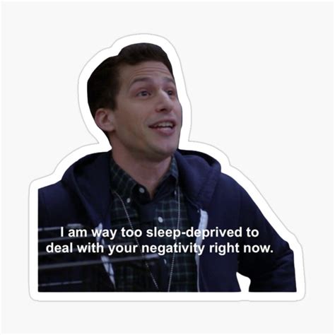 Andy Samberg Meme Stickers Quote Stickers Laptop Stickers Brooklyn