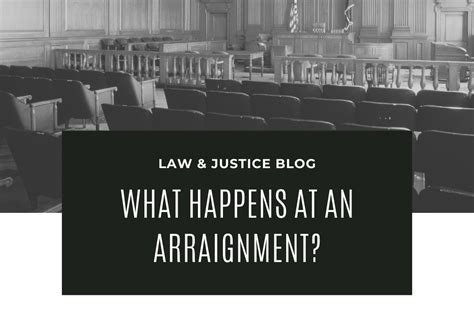 What Happens At An Arraignment — Altonaga Law