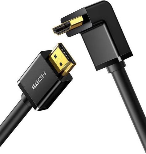 UGREEN Rechthoekige Haakse HDMI Naar HDMI Kabel 4K 60Hz 2M Zwart Bol