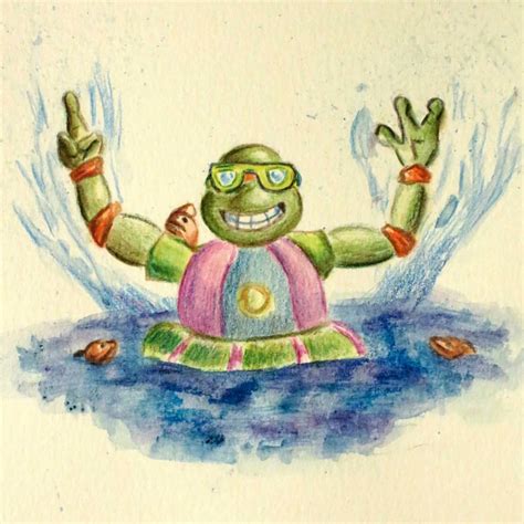 Craig Holland On Twitter Got Some TMNT Watercolors Done For