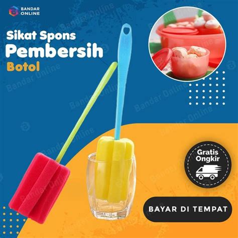 Jual Sikat Busa Spons Tongkat Pembersih Botol Dan Gelas Di Lapak