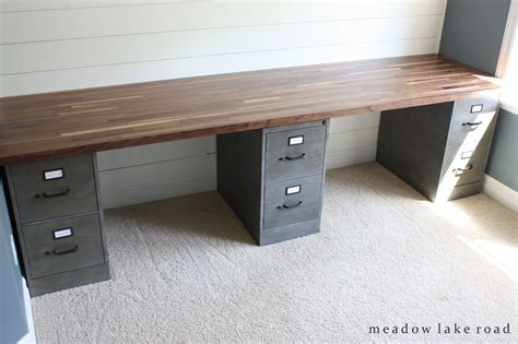 Loading Butcher Block Desk Top Butcher Block Desk Craft Room Office