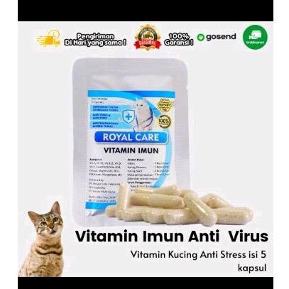 Jual Royal Care Vitamin Imun Kucing Anti Stress Anti Virus Dan Stamina