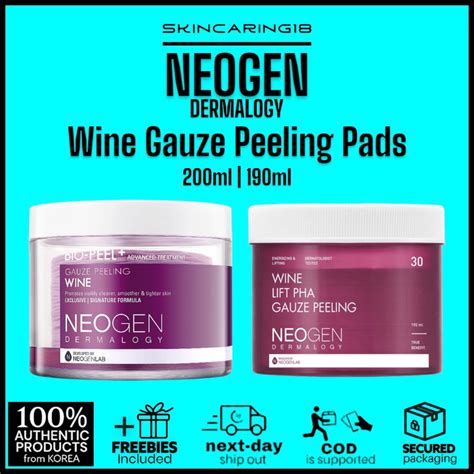 NEOGEN Bio Peel Gauze Peeling Wine Pads Lift PHA 200ml 190ml By