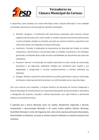 Comunicado Da Comiss O Pol Tica Do Psd Cartaxo Arquivo Municipal