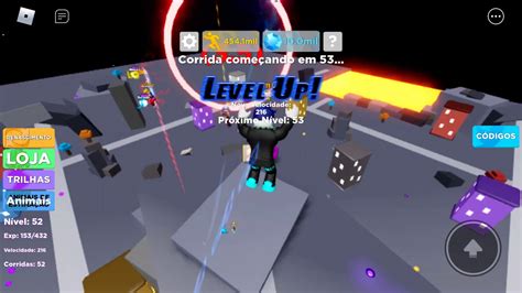 Mostrando como é o espaço a corrida no Roblox YouTube