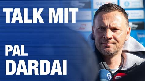 Talk Mit Pal Dardai Hertha Bsc Youtube