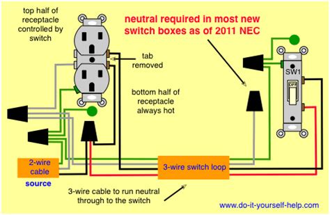 How To Wire A Switched Receptacle