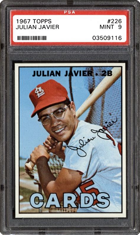 1967 Topps 226 Julian Javier Baseball Cards Baseball Baseball Cards