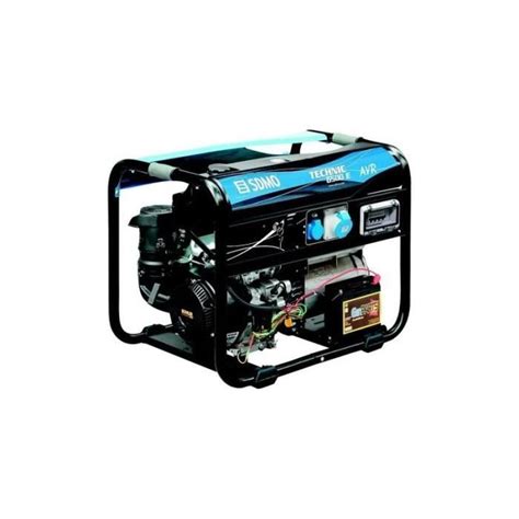 GROUPE ÉLECTROGÈNE SDMO TECHNIC 6500 E AVR 6500W PROFESSIONNEL S11687