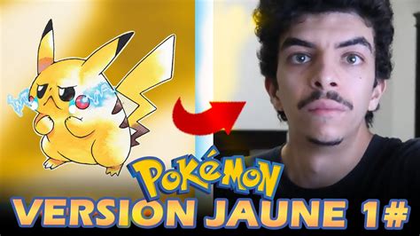 LET S PLAY JEUX VIDÉO POKÉMON VERSION JAUNE LE DÉBUT D UNE GRANDE