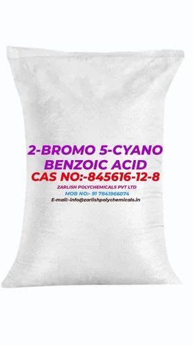 2 Bromo 5 Cyano Benzoic Acid Packaging Type Bag At Best Price In Vasai