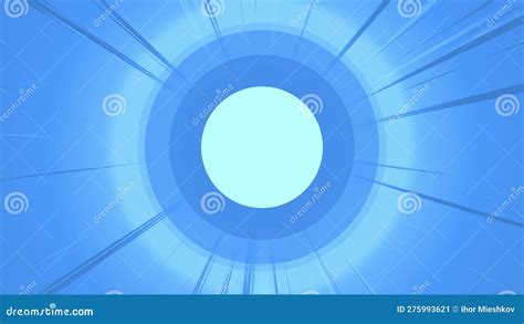 Anime Background with Blue Color Circle, Cartoon Background Stock Video ...