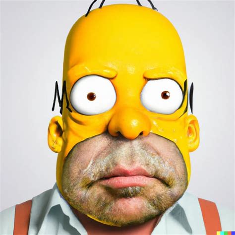 an ultra realistic portrait of Homer Simpson : r/midjourney