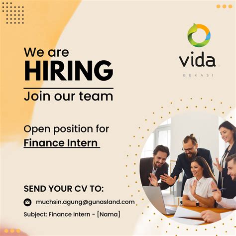 Finance Intern Posters Career Development Center Universitas Indonesia