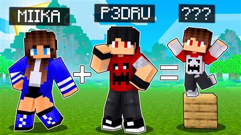 P3DRU e MIIKA tiveram UM BEBÊ no Minecraft YouTube