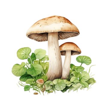 Caesar S Mushroom Watercolor Illustration Fungi Mushroom Fungus Png