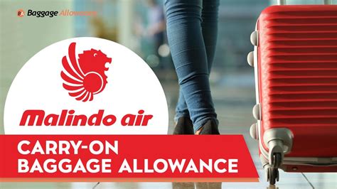 Malindo Air Batik Air Carry On Baggage Allowance Size Weight Free