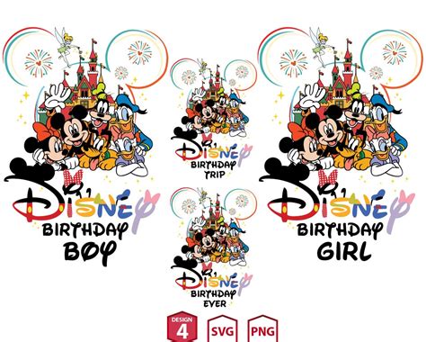 Mickey Friends Svg Magic Kingdom Birthday Svg Upp1352 Upplop