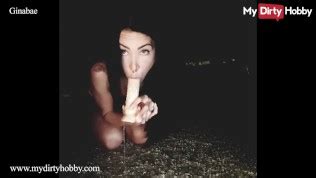 Mydirtyhobby Ginabae Horny And Home Alone So She Gives Herself A Hard Throat Fuck With Her