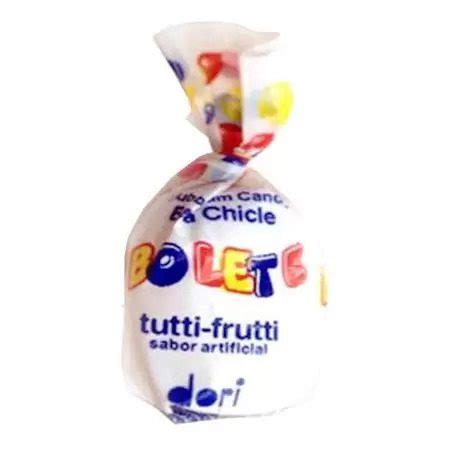 Bala De Chicle Sabor Tutti Frutti Bolete 600g Dori Doceria Tend