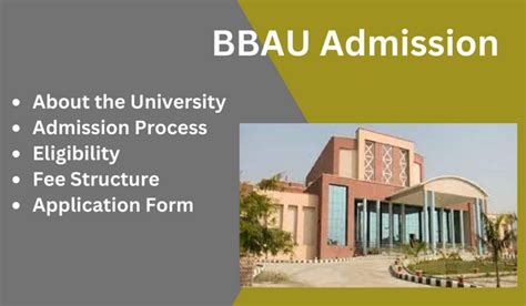 Bbau Admission 2024 25 Offered Courses Last Dates Form Process