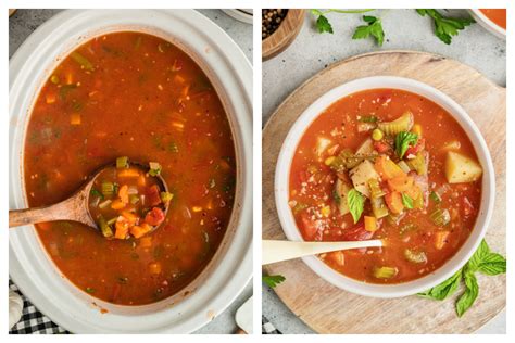 Slow Cooker Vegetable Soup The Magical Slow Cooker